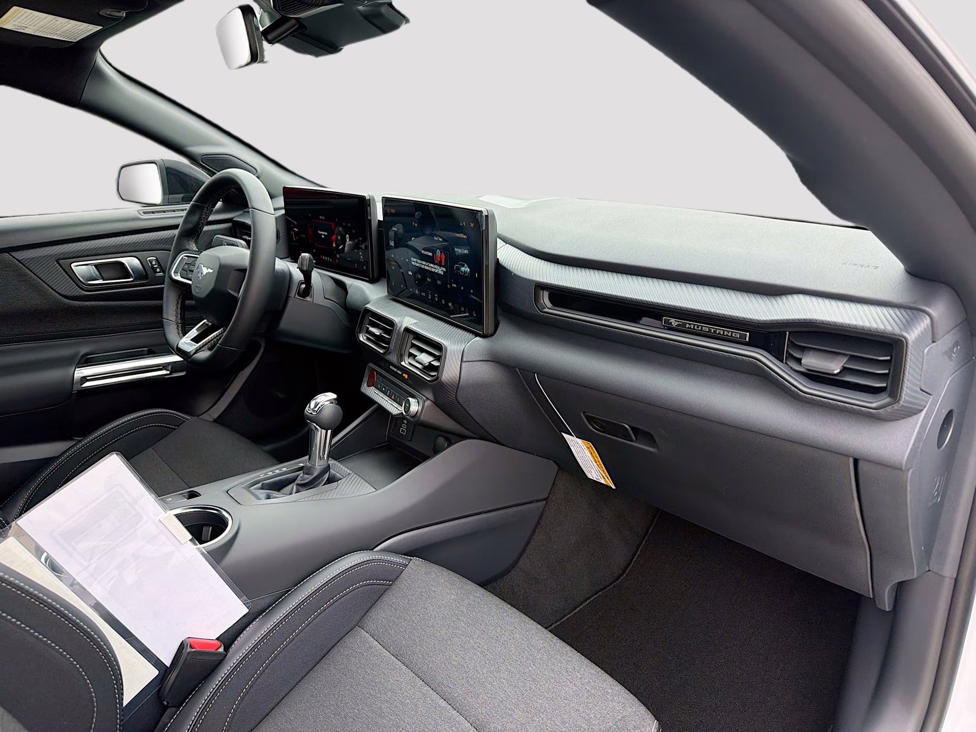 2026 Oxford White Ford Mustang EcoBoost RWD Coupe