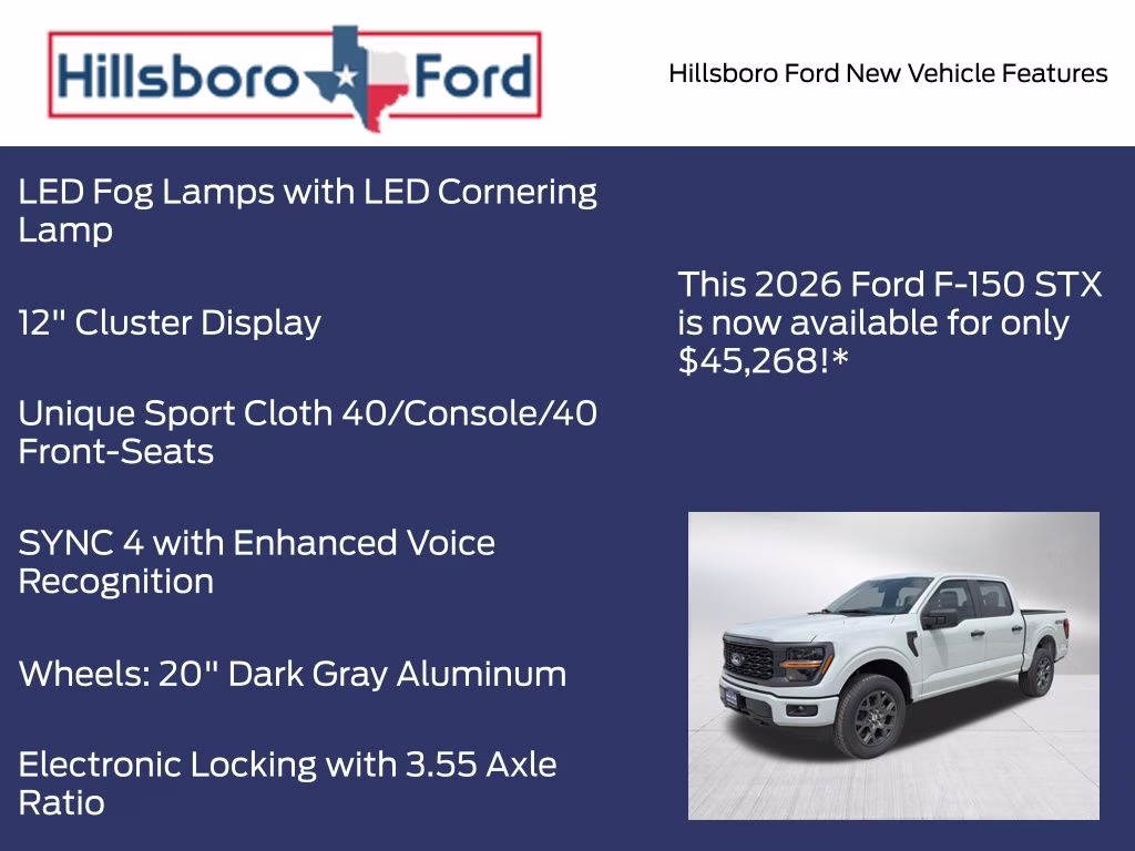 2026 Avalanche Ford F-150 STX 4X4 Truck