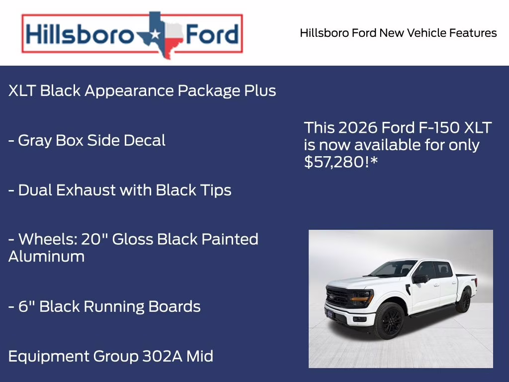 2026 Oxford White Ford F-150 XLT 4X4 Truck