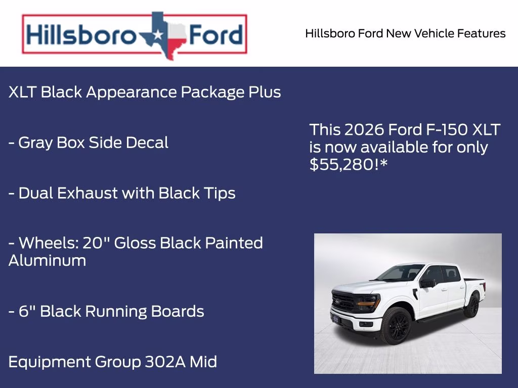 2026 Oxford White Ford F-150 XLT 4X4 Truck