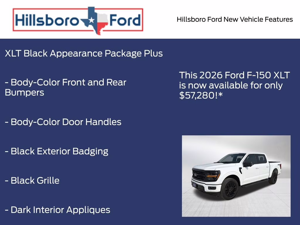 2026 Oxford White Ford F-150 XLT 4X4 Truck