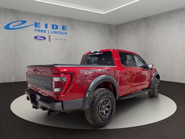 2022 Rapid Red Metallic Tinted Clearcoat Ford F-150 Raptor 37 Package 4X4 Truck