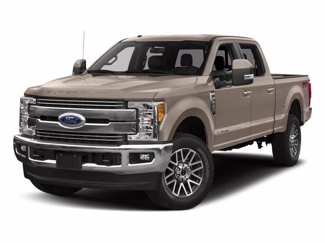 2018 White Gold Metallic Ford Super Duty F-250 SRW Lariat 4X4 Truck