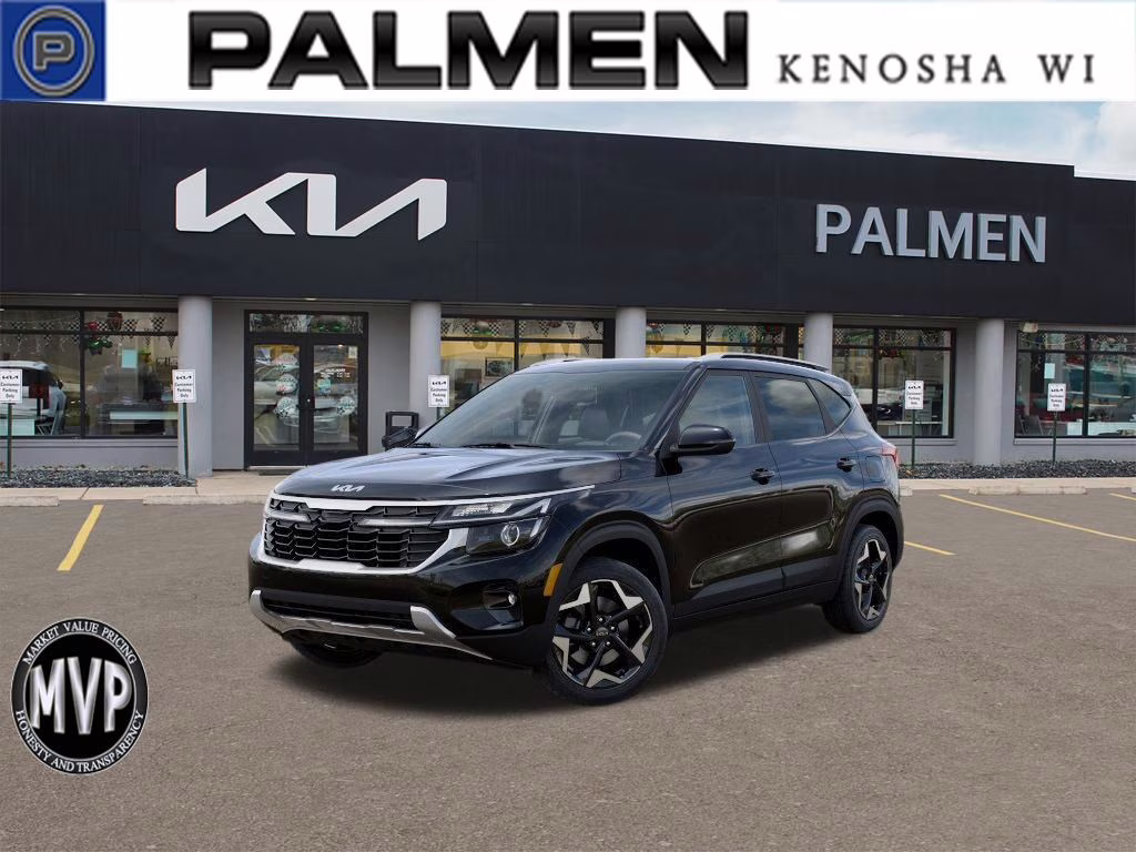 2026 Fusion Black Kia Seltos S AWD SUV