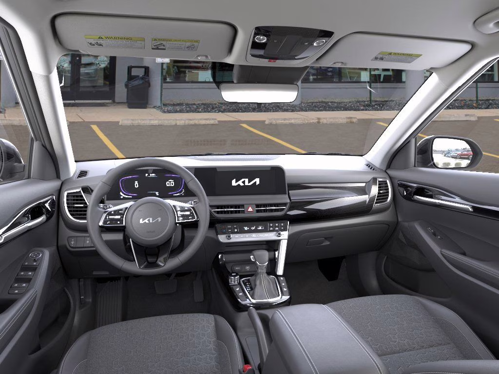 2026 Fusion Black Kia Seltos S AWD SUV