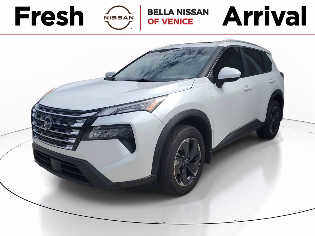 2026 Everest White Pearl Tricoat Nissan Rogue SV FWD SUV