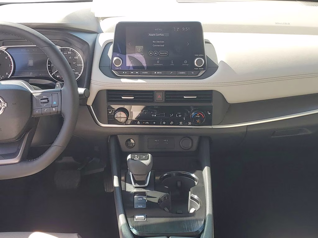 2026 Everest White Pearl Tricoat Nissan Rogue SV FWD SUV