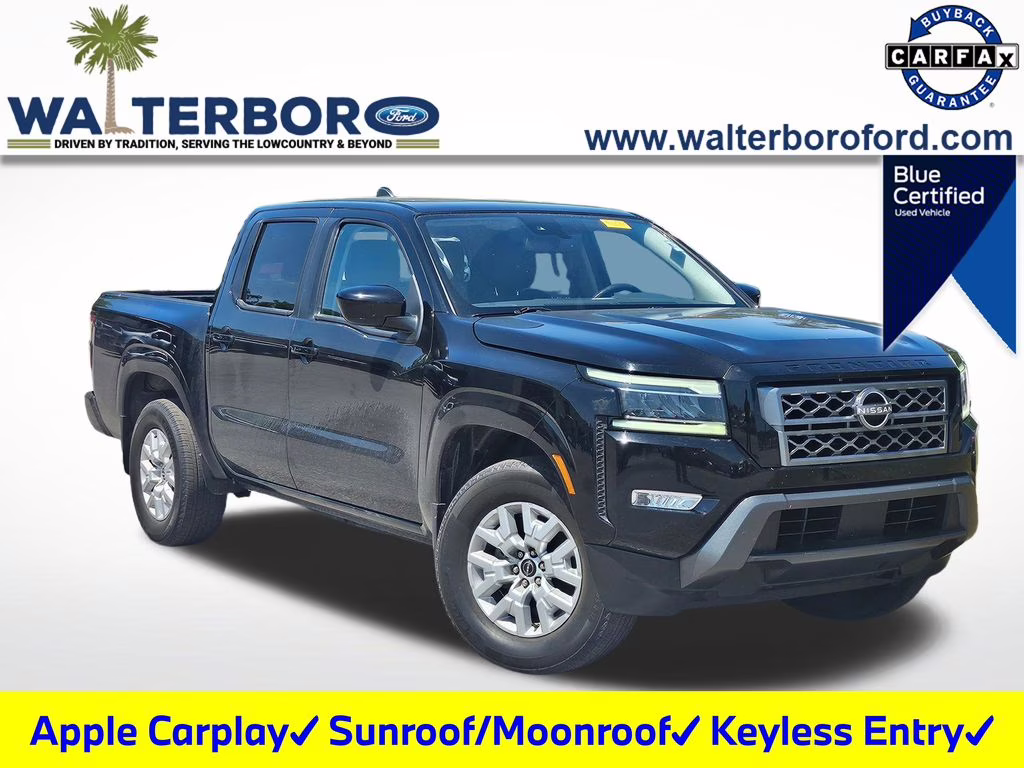 2022 Super Black Nissan Frontier SV RWD Truck