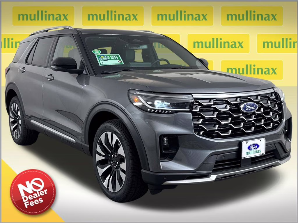 2026 Carbonized Gray Metallic Ford Explorer Platinum 4X4 SUV