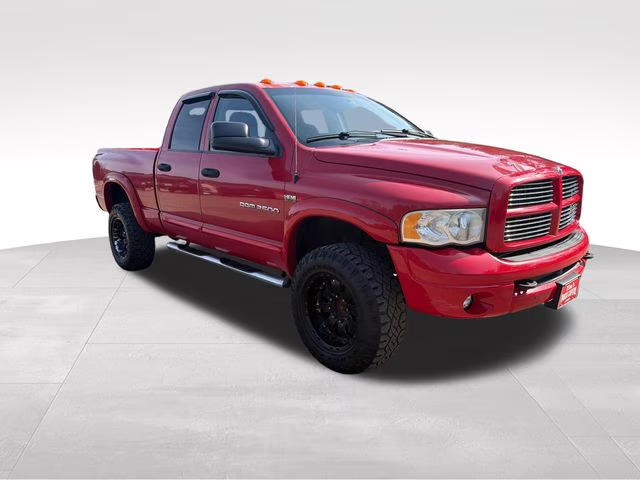 2004 Flame Red Dodge Ram 2500 SLT 4X4 Truck