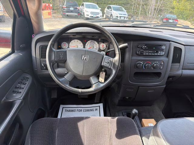 2004 Flame Red Dodge Ram 2500 SLT 4X4 Truck