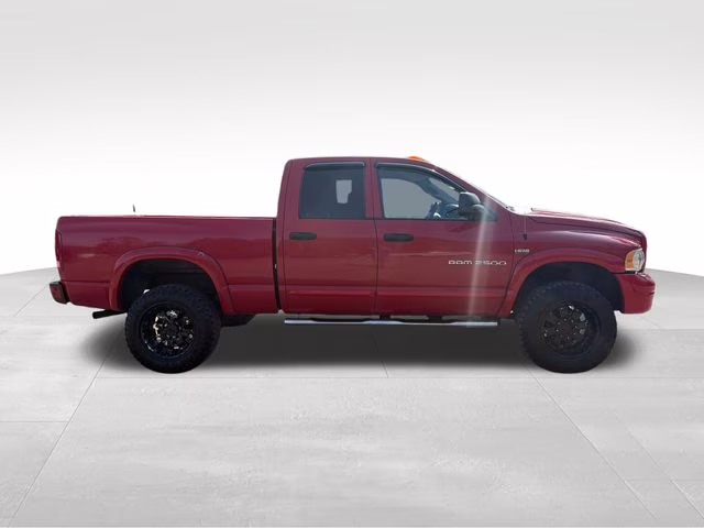 2004 Flame Red Dodge Ram 2500 SLT 4X4 Truck