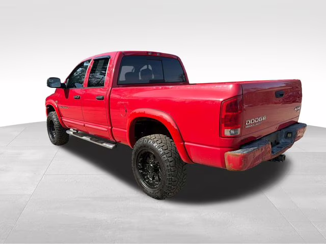 2004 Flame Red Dodge Ram 2500 SLT 4X4 Truck