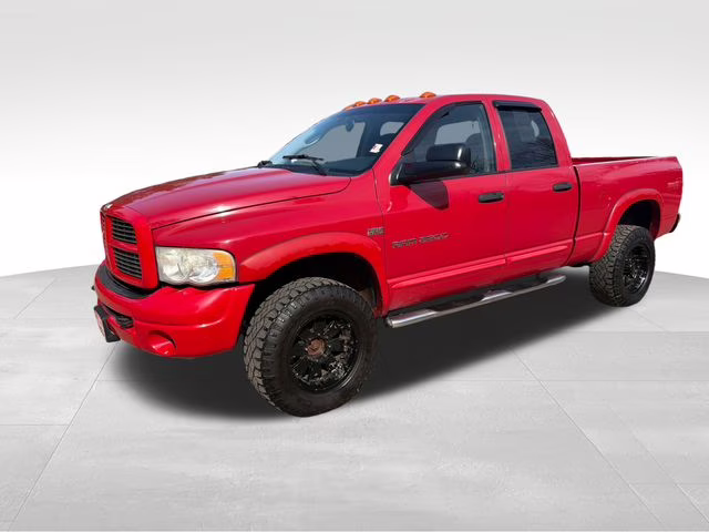 2004 Flame Red Dodge Ram 2500 SLT 4X4 Truck