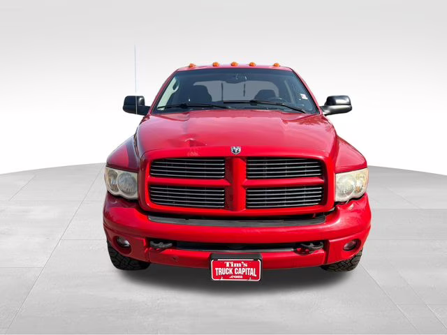 2004 Flame Red Dodge Ram 2500 SLT 4X4 Truck