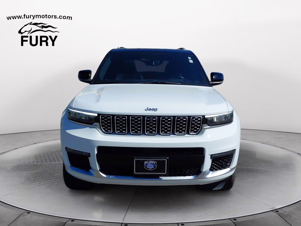 2021 Bright White Clearcoat Jeep Grand Cherokee L Summit w/Advanced & Luxury Tech Pkgs 4X4 SUV