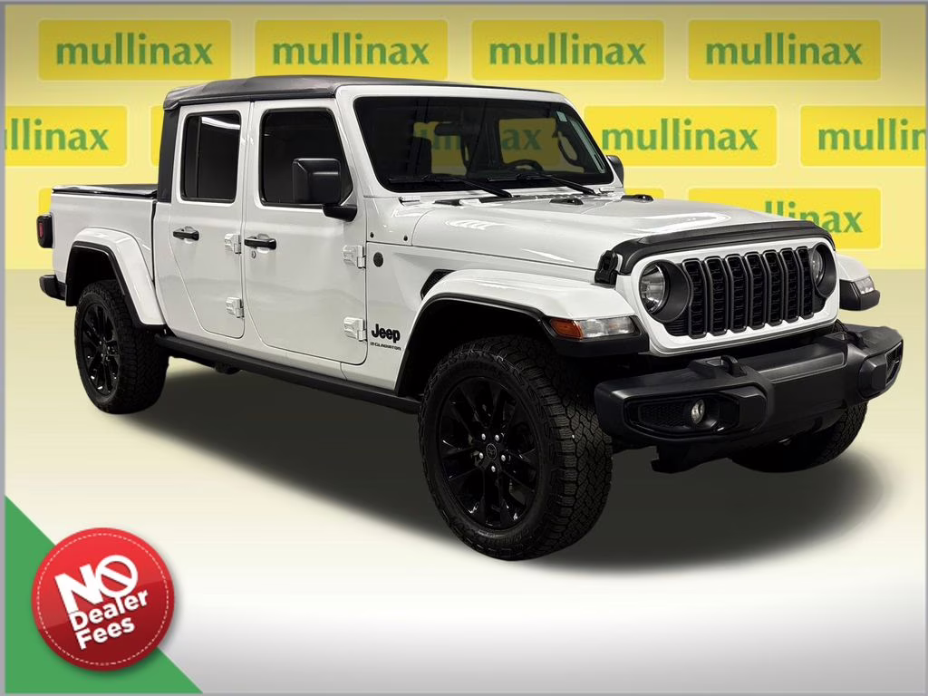 2025 Bright White Clearcoat Jeep Gladiator Nighthawk 4X4 Truck