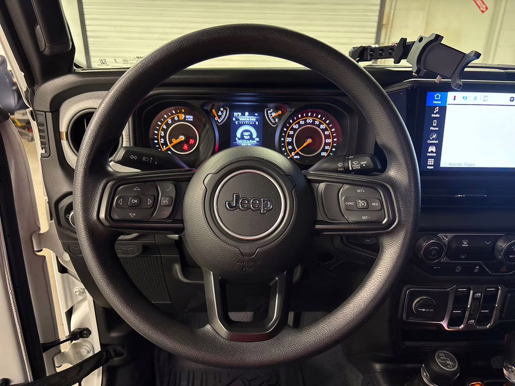 2025 Bright White Clearcoat Jeep Gladiator Nighthawk 4X4 Truck