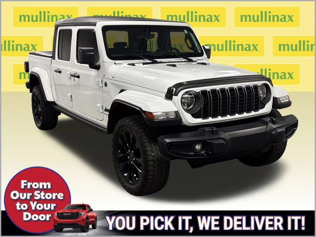 2025 Bright White Clearcoat Jeep Gladiator Nighthawk 4X4 Truck