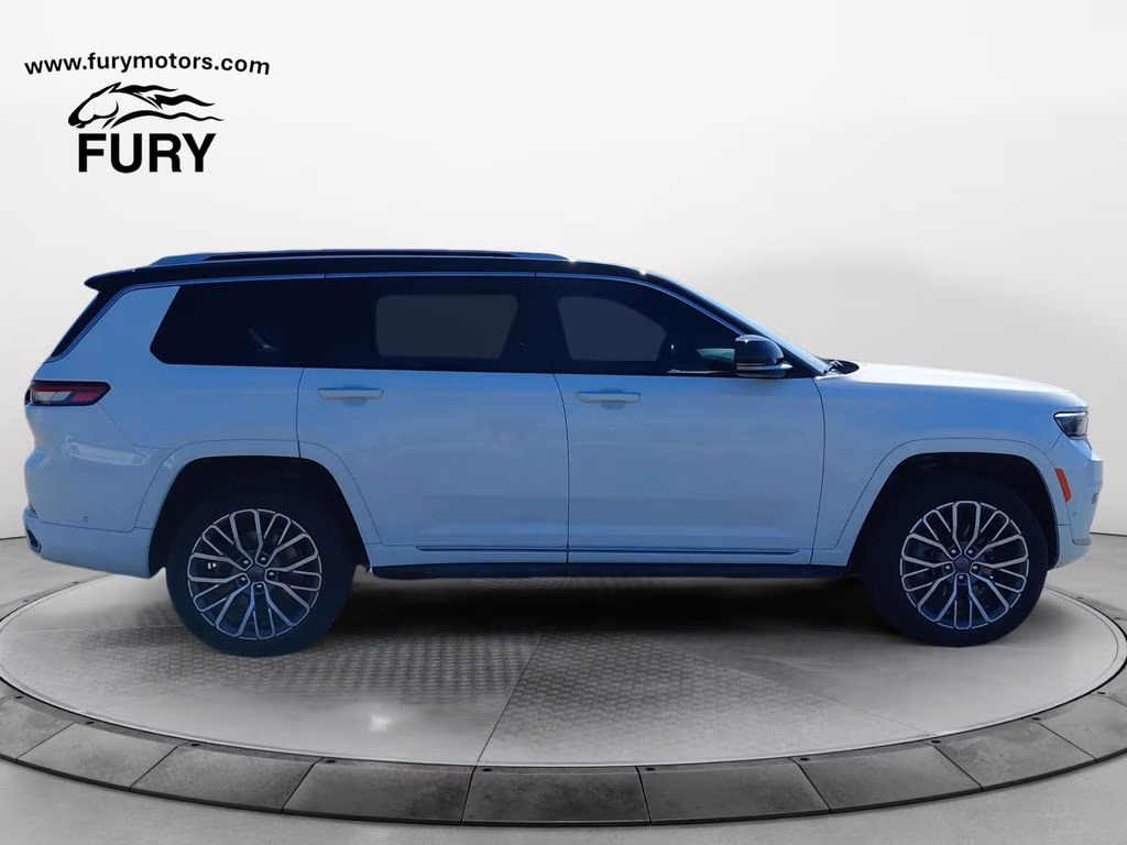 2021 Bright White Clearcoat Jeep Grand Cherokee L Summit w/Advanced & Luxury Tech Pkgs 4X4 SUV