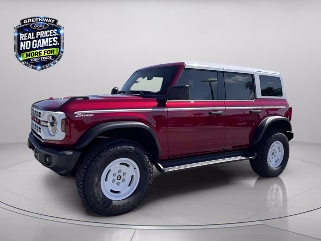2026 Ruby Red Metallic Tinted Clearcoat Ford Bronco Heritage Edition 4X4 Convertible