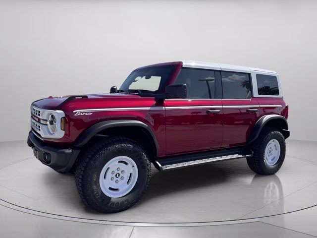 2026 Ruby Red Metallic Tinted Clearcoat Ford Bronco Heritage Edition 4X4 Convertible