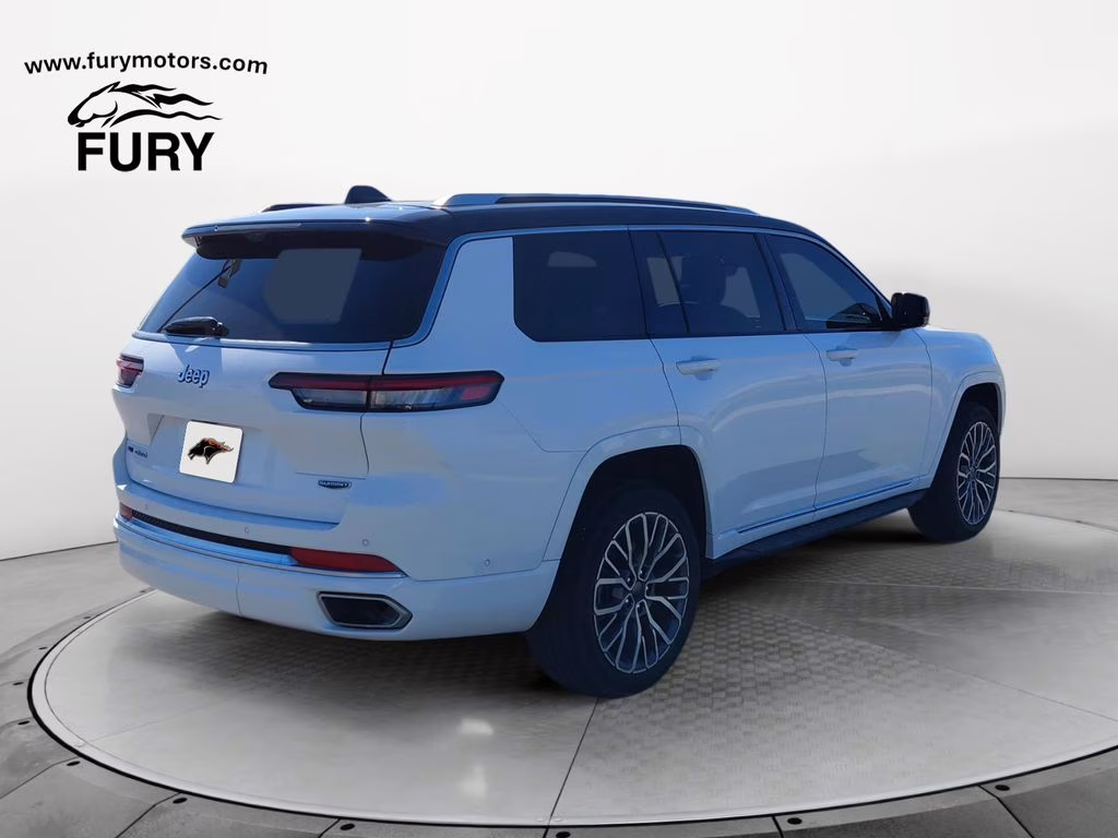 2021 Bright White Clearcoat Jeep Grand Cherokee L Summit w/Advanced & Luxury Tech Pkgs 4X4 SUV