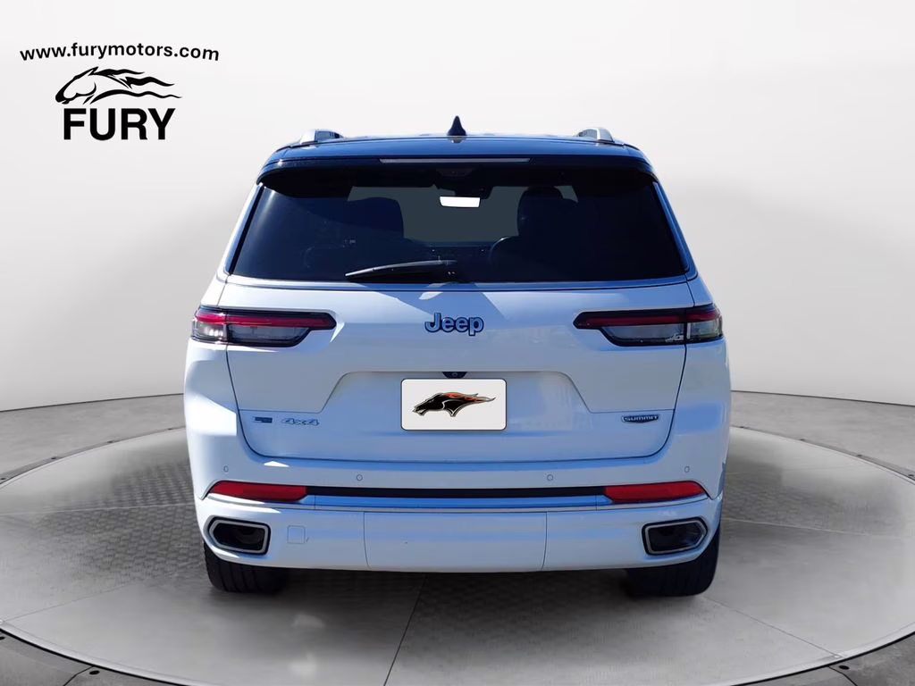 2021 Bright White Clearcoat Jeep Grand Cherokee L Summit w/Advanced & Luxury Tech Pkgs 4X4 SUV