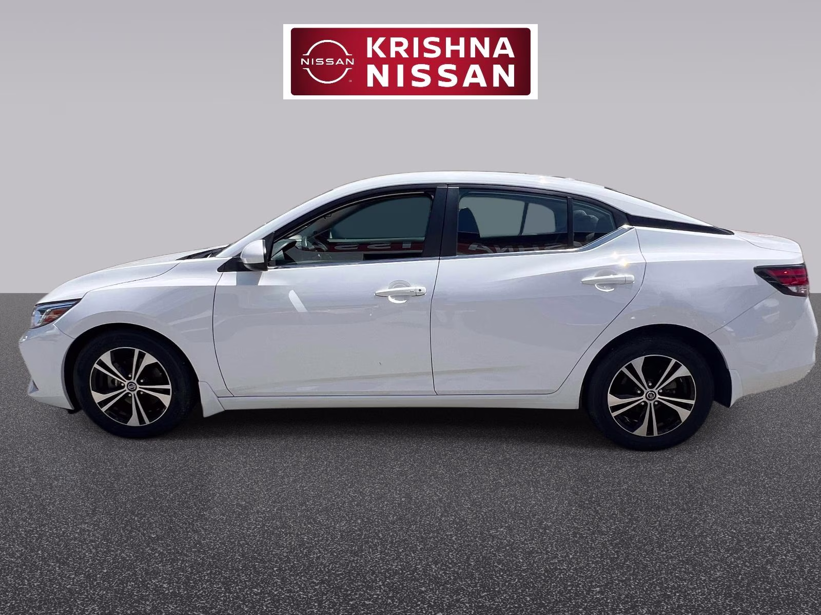 2023 White Nissan Sentra SV FWD Sedan