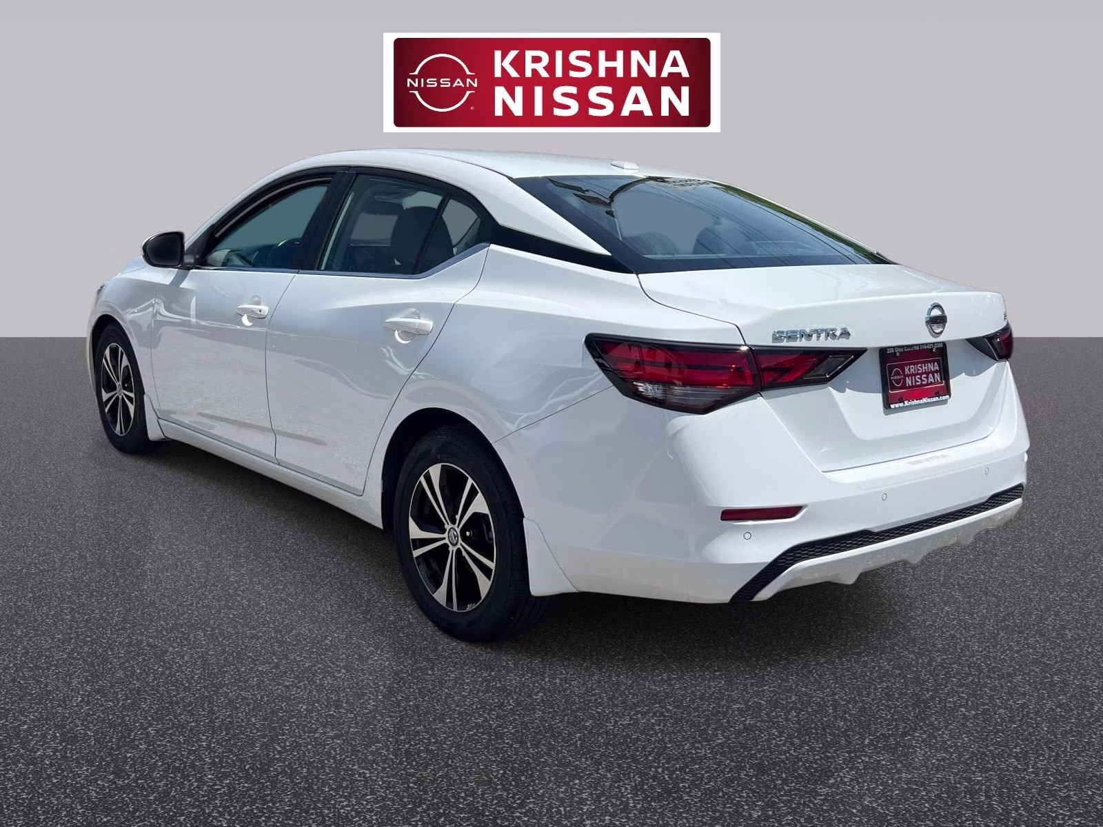 2023 White Nissan Sentra SV FWD Sedan
