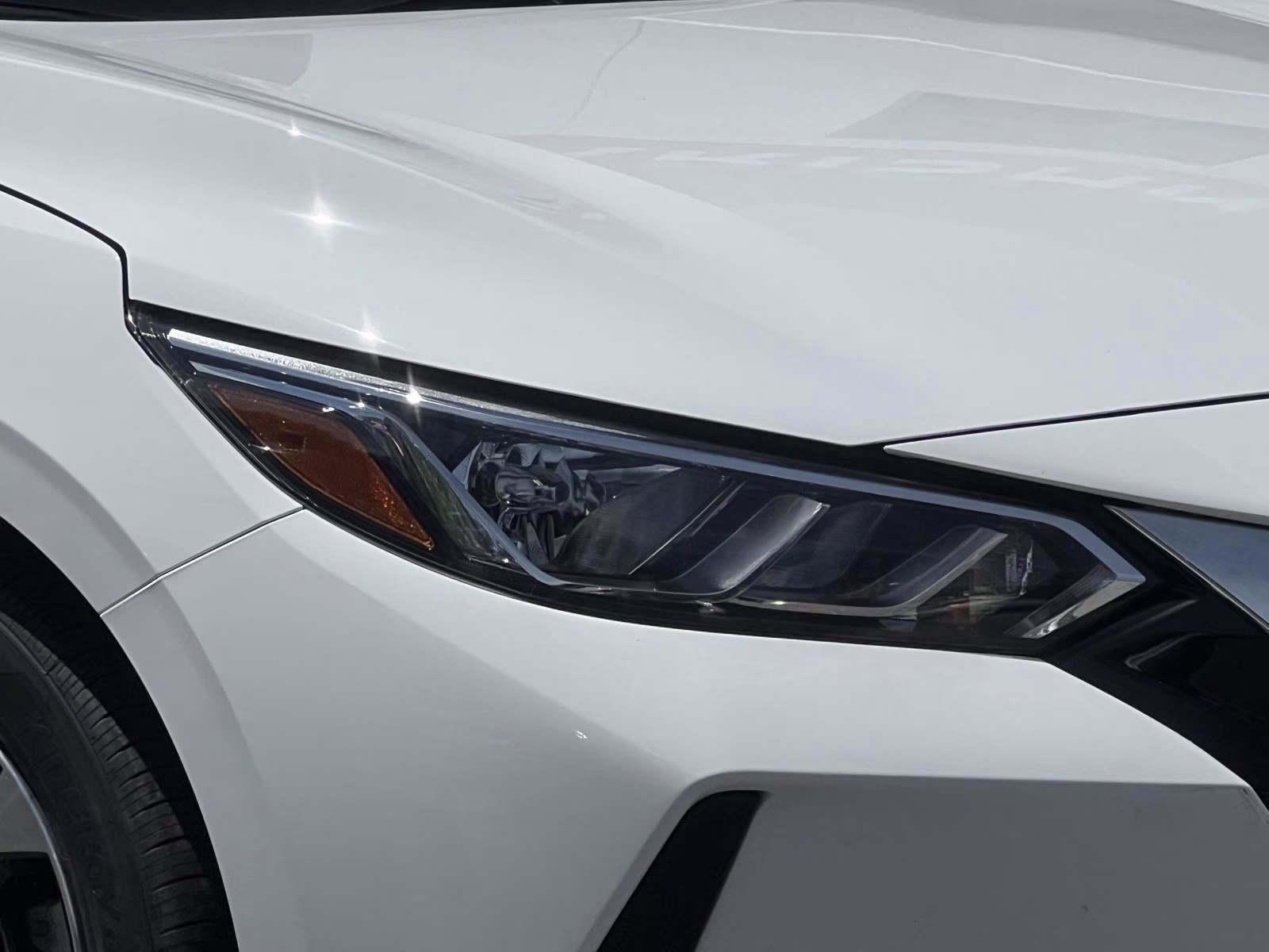 2023 White Nissan Sentra SV FWD Sedan