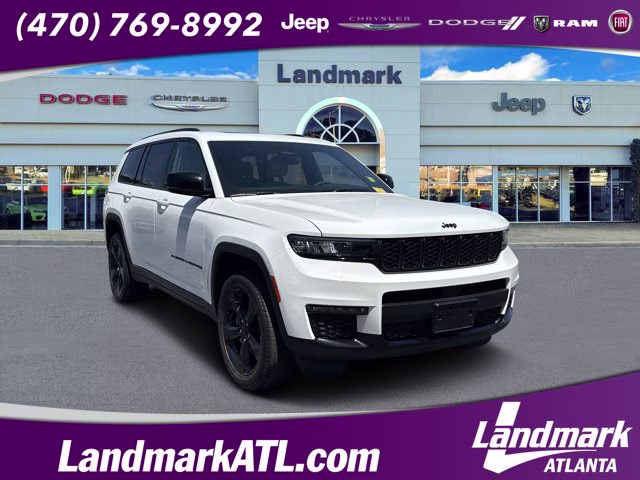 2023 Bright White Clearcoat Jeep Grand Cherokee L Limited 4X4 SUV