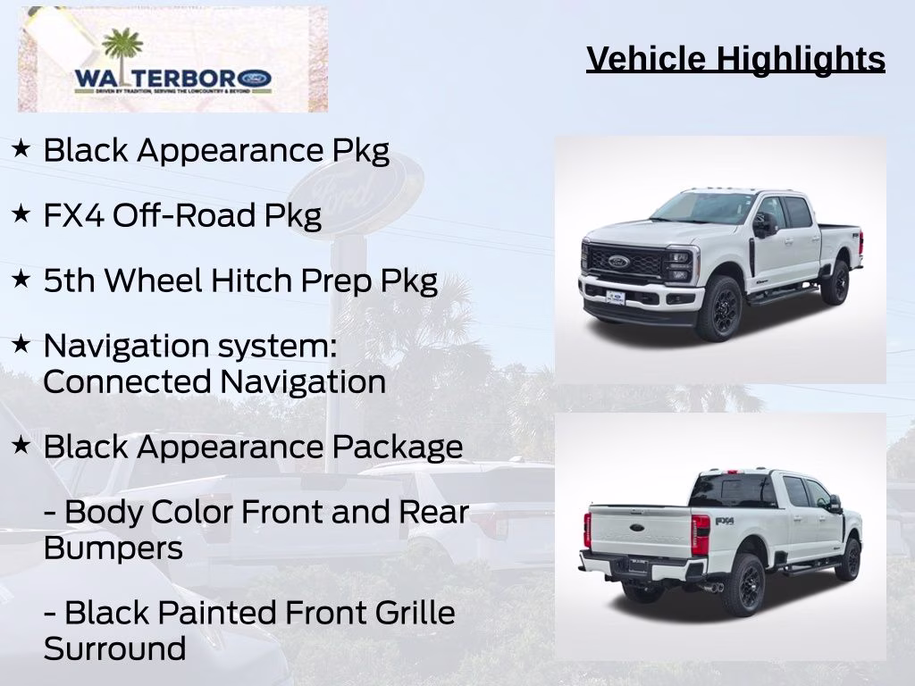2026 Star White Metallic Tri-Coat Ford Super Duty F-350 SRW Lariat 4X4 Truck