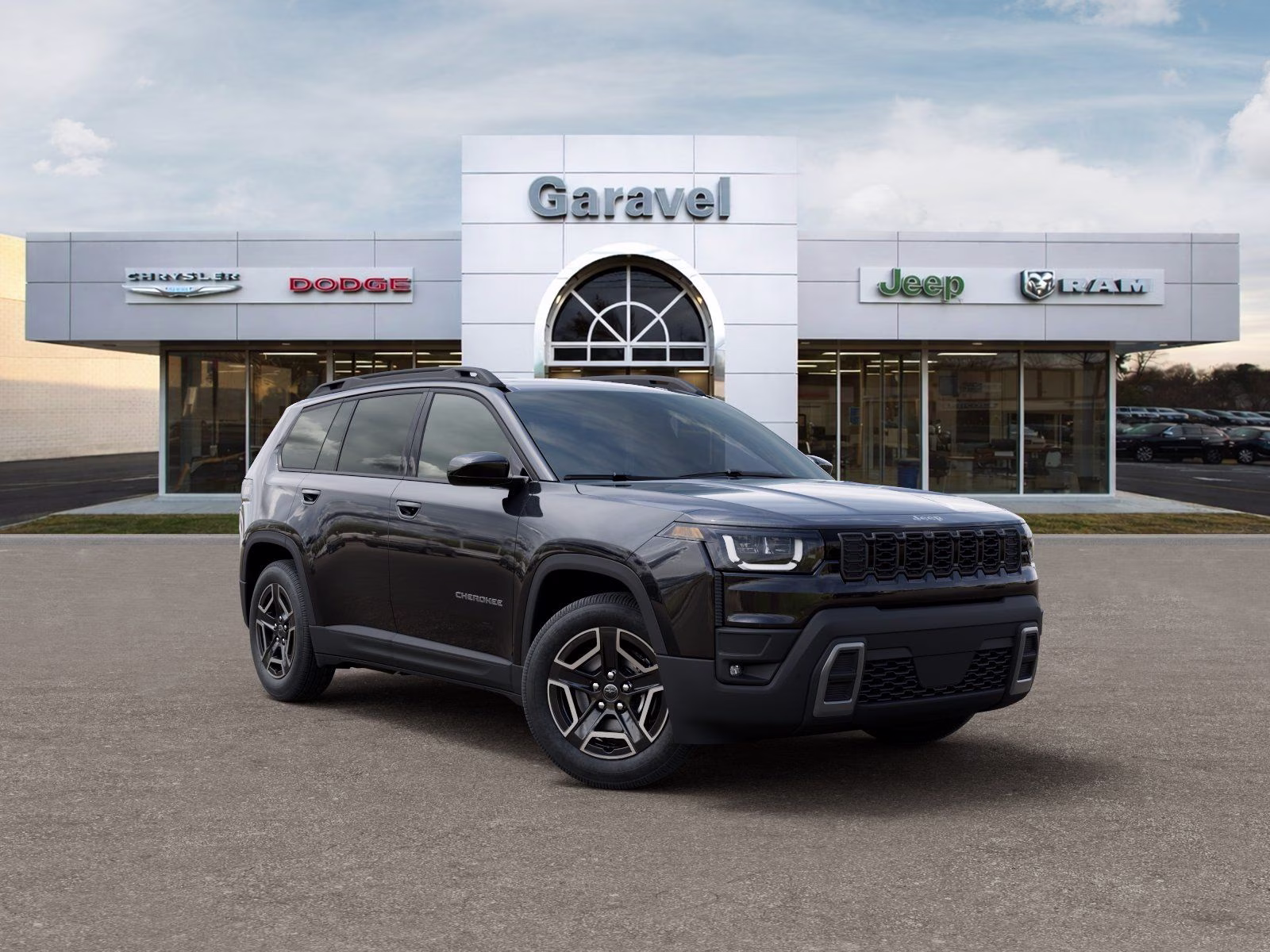 2026 Diamond Black Crystal Pearlcoat Jeep Cherokee Laredo 4X4 SUV