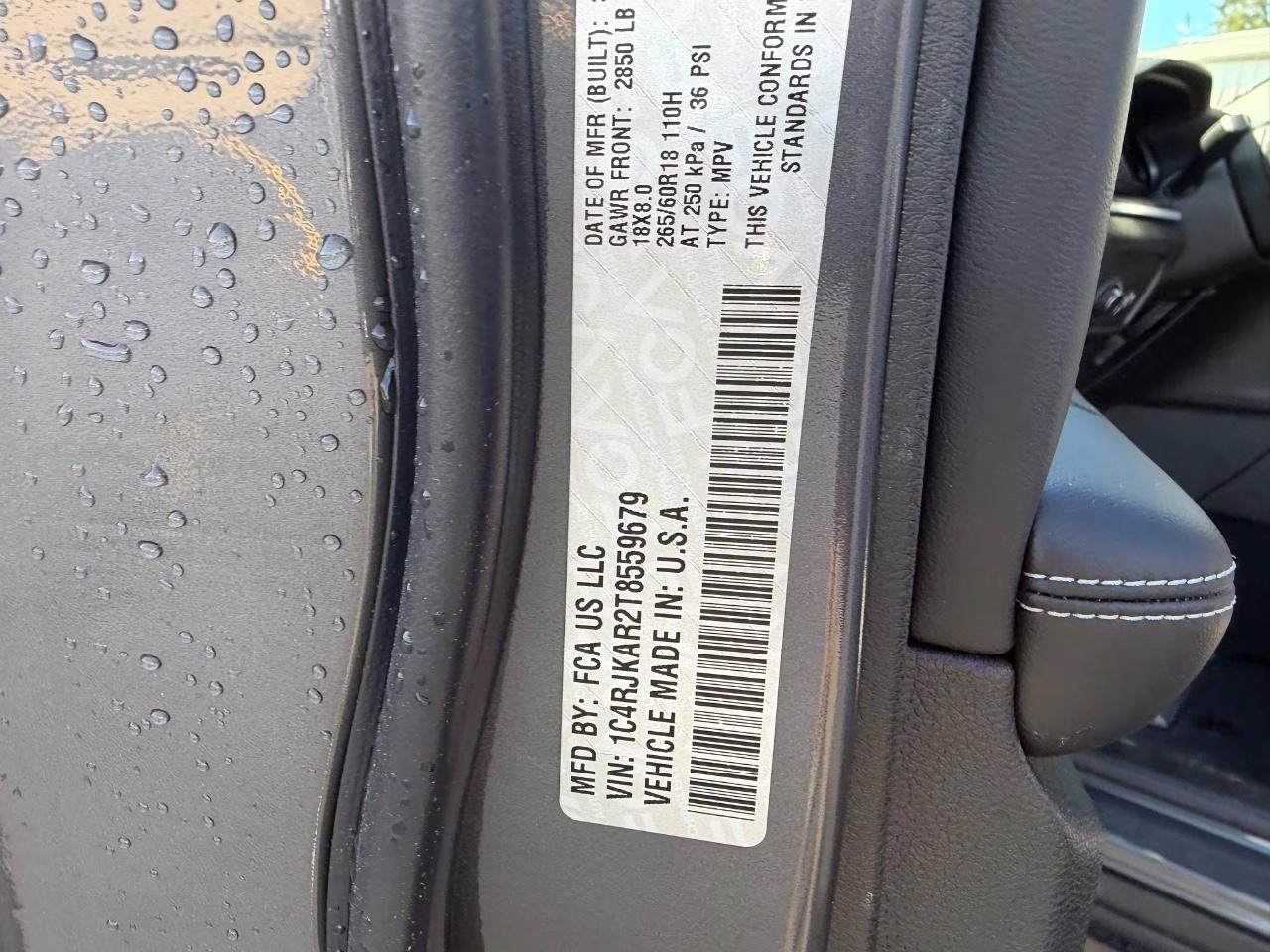 2026 Baltic Gray Metallic Clearcoat Jeep Grand Cherokee L Laredo 4X4 SUV
