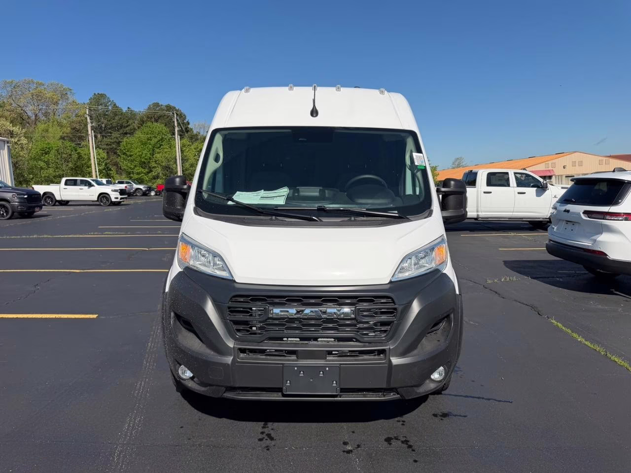 2026 Bright White Clearcoat Ram ProMaster 2500 High Roof FWD Van