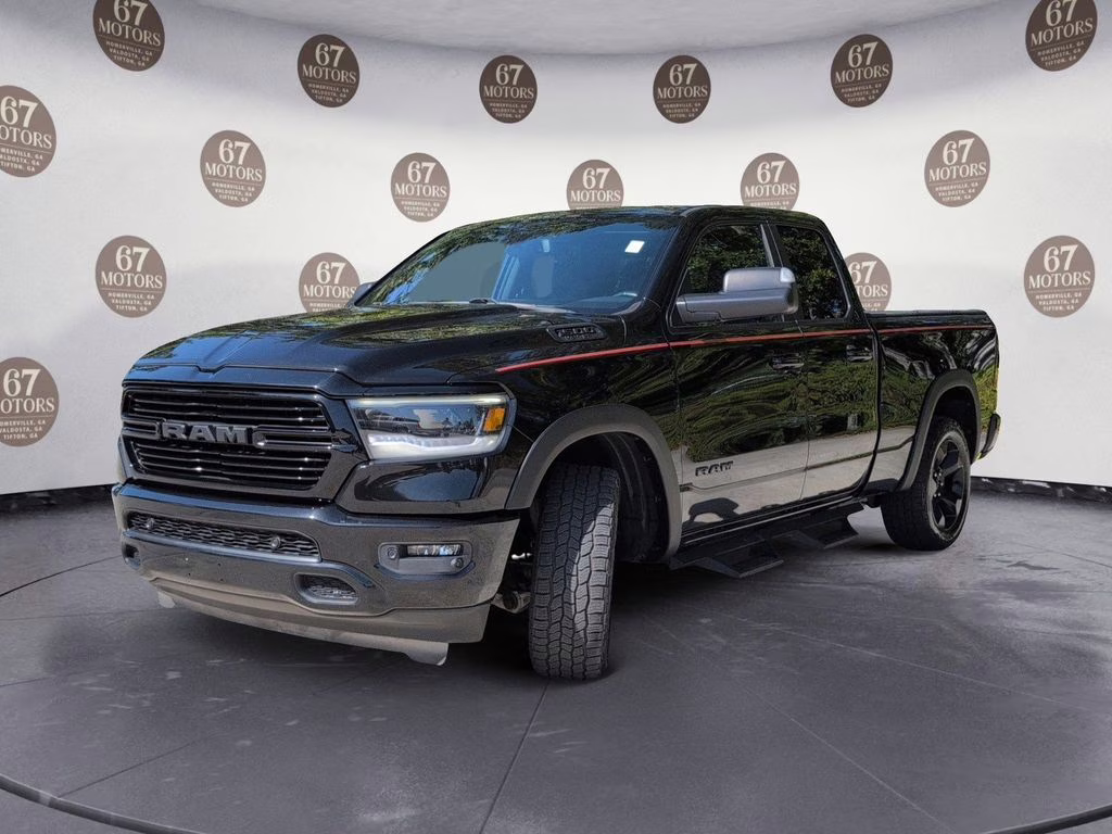 2019 Diamond Black Crystal Pearlcoat Ram 1500 Big Horn/Lone Star 4X4 Truck