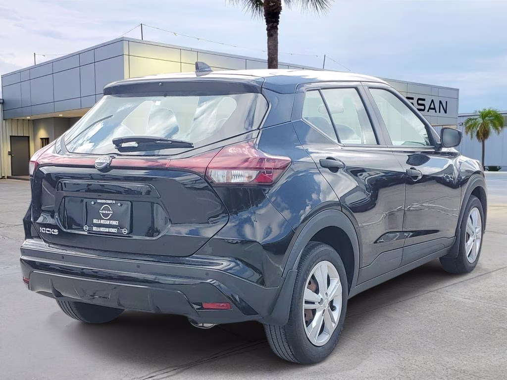 2024 Super Black Nissan Kicks S FWD SUV