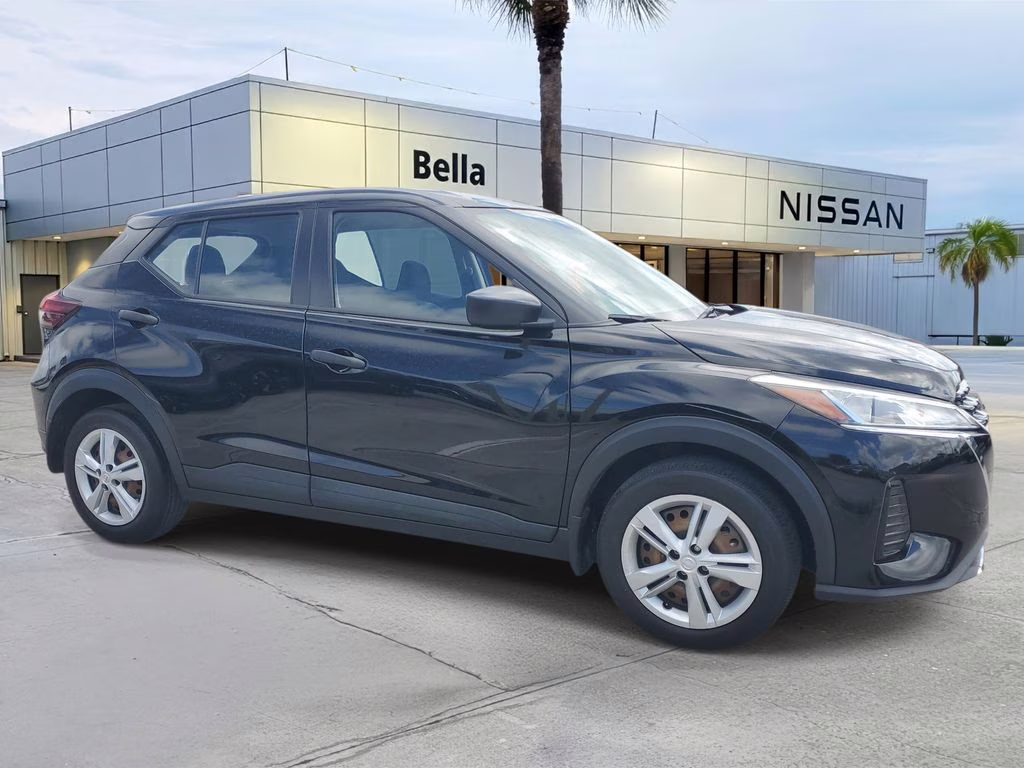 2024 Super Black Nissan Kicks S FWD SUV