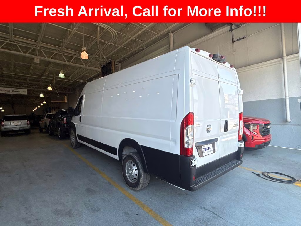 2023 Bright White Clearcoat Ram ProMaster 3500 High Roof FWD Van
