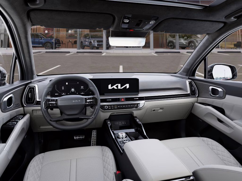 2026 Interstellar Gray Kia Sorento Hybrid X-Line SX Prestige AWD SUV