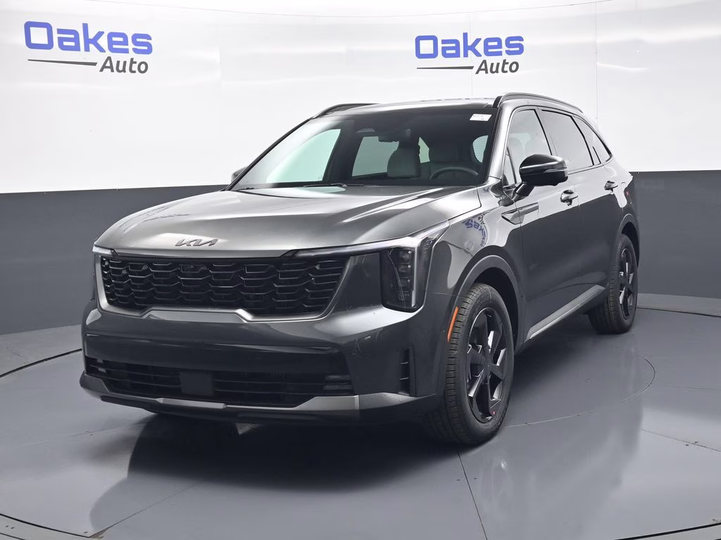 2026 Interstellar Gray Kia Sorento Hybrid X-Line SX Prestige AWD SUV
