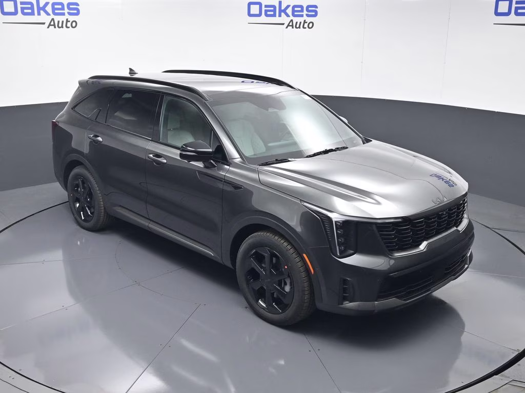 2026 Interstellar Gray Kia Sorento Hybrid X-Line SX Prestige AWD SUV