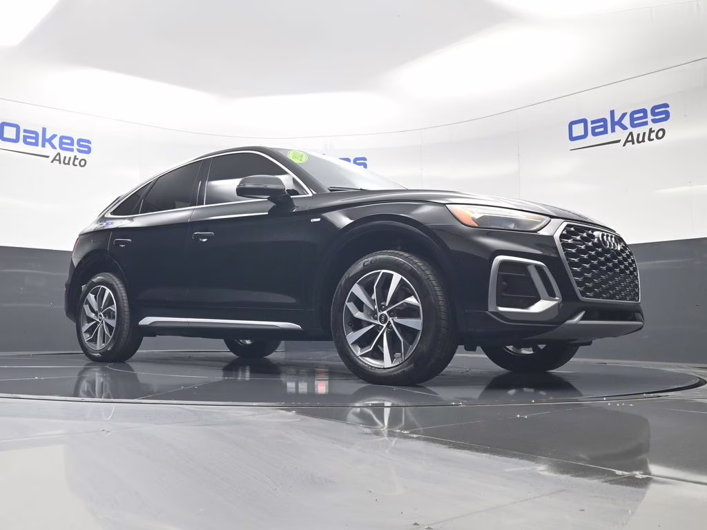 2022 Black Metallic Audi Q5 Sportback 45 S line Premium AWD SUV