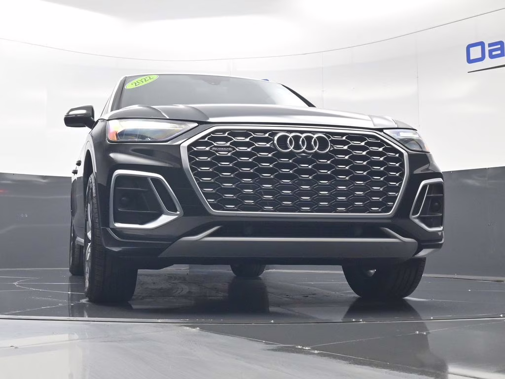 2022 Black Metallic Audi Q5 Sportback 45 S line Premium AWD SUV