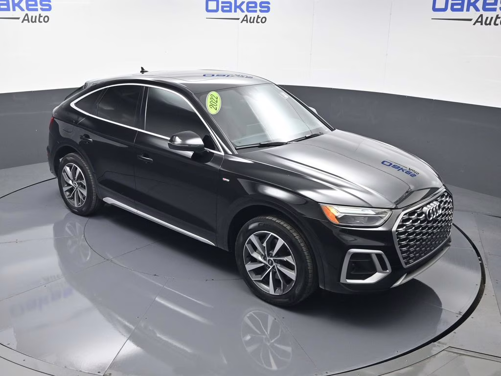 2022 Black Metallic Audi Q5 Sportback 45 S line Premium AWD SUV