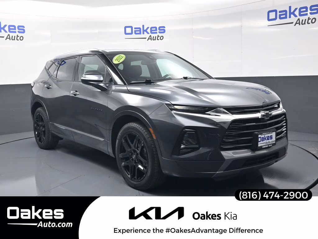 2022 Iron Gray Metallic Chevrolet Blazer Premier AWD SUV