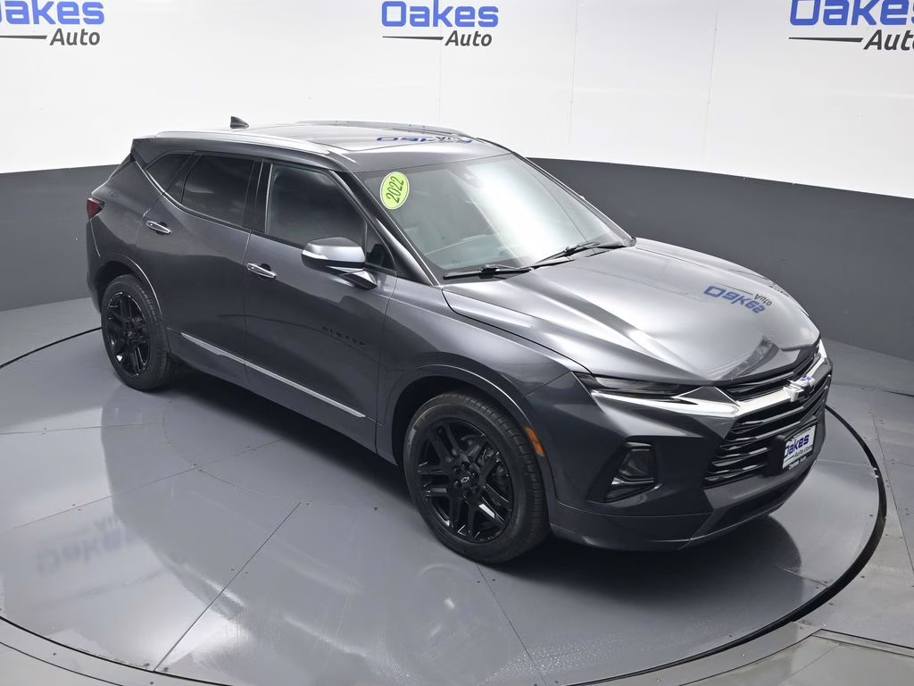 2022 Iron Gray Metallic Chevrolet Blazer Premier AWD SUV
