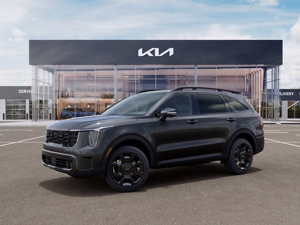 2026 Interstellar Gray Kia Sorento Hybrid X-Line SX Prestige AWD SUV