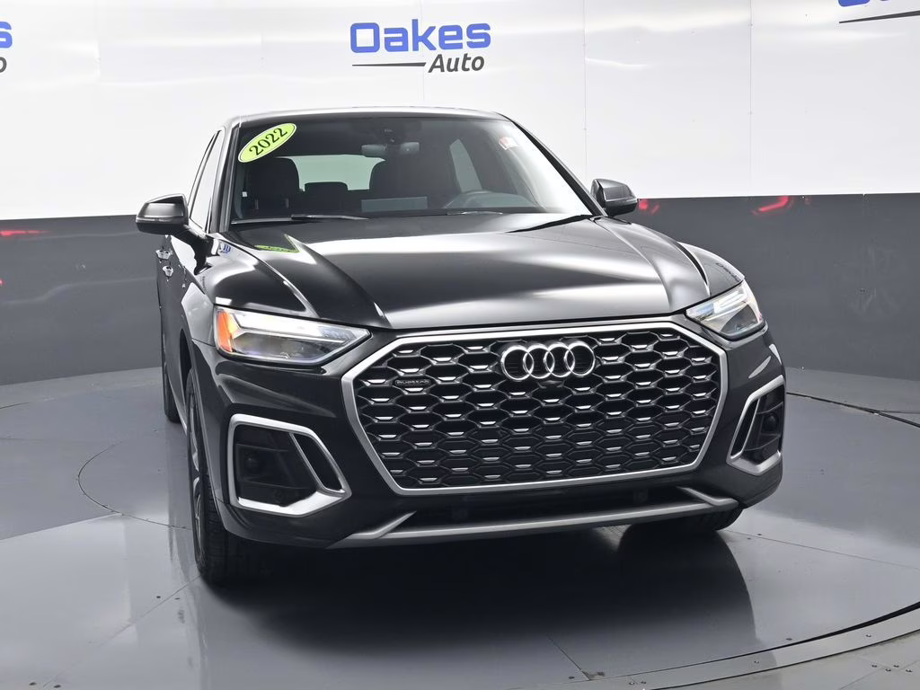 2022 Black Metallic Audi Q5 Sportback 45 S line Premium AWD SUV